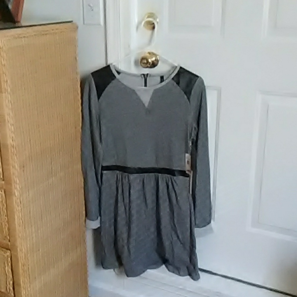 🌹Dress ~Gray with black detail